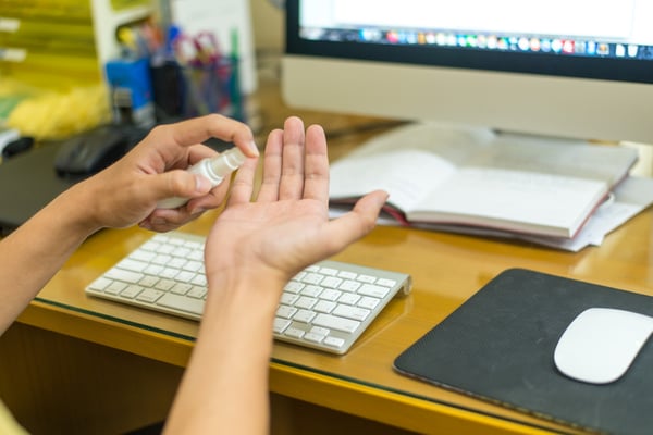 Professional disinfecting service help prevent the spread of coronavirus in the workplace.